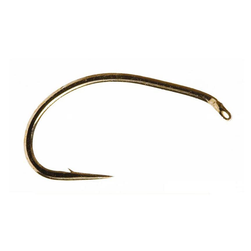 Fulling Mill Super Grub Hook closeup highlights curved design for improved hook setting