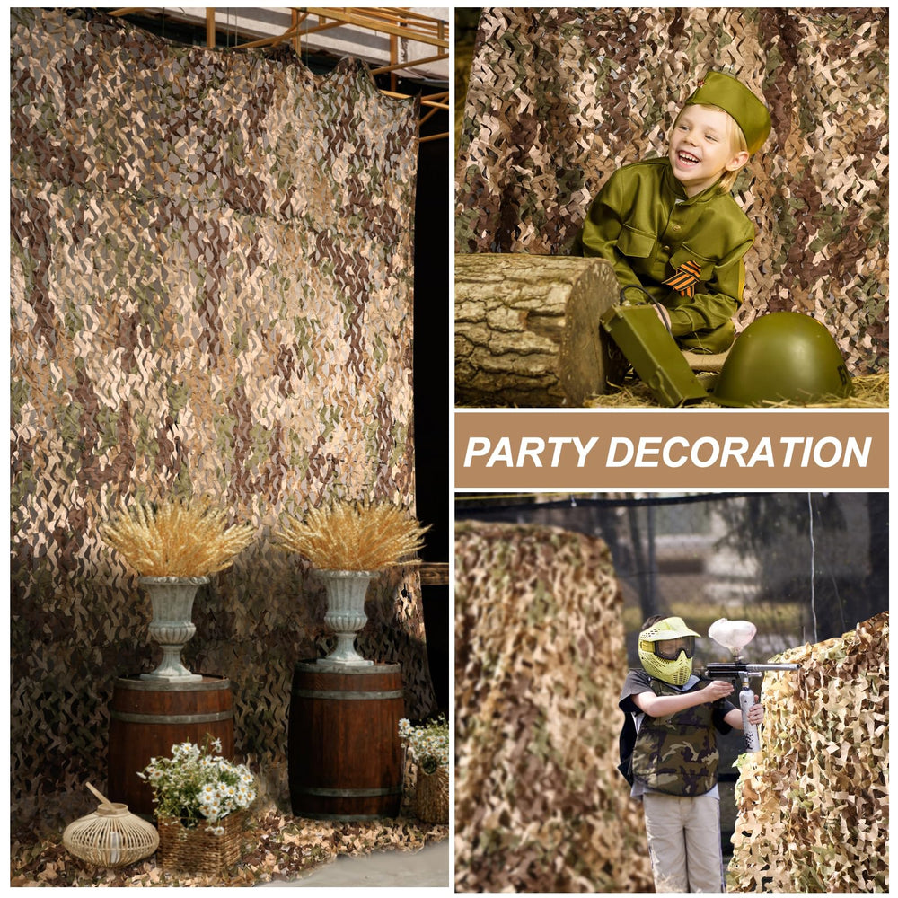 FullLit camo netting garden-screening for privacy and charm.