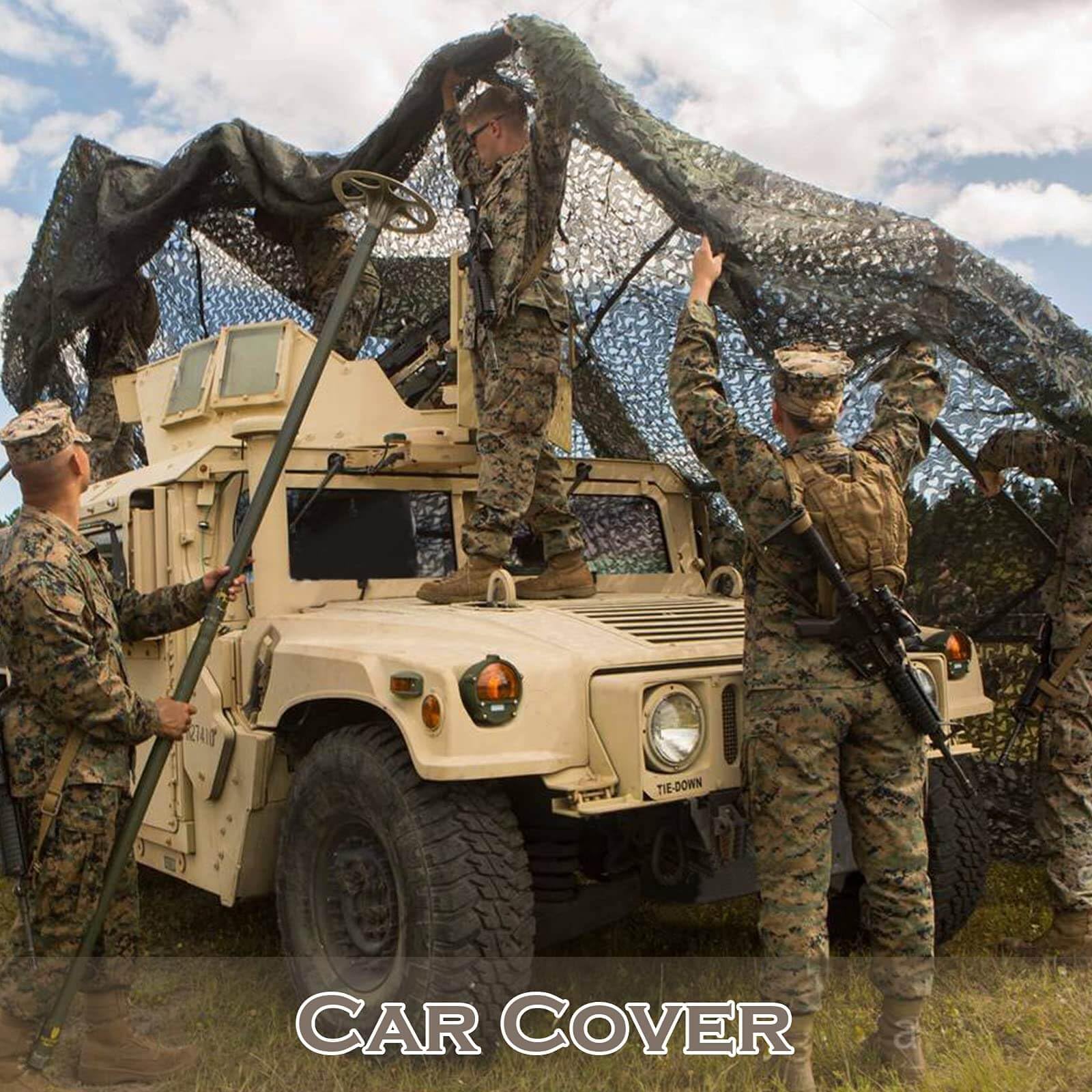 FullLit camo netting is lightweight yet durable for portable field use.
