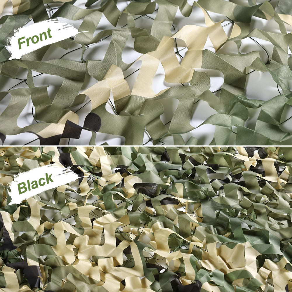 FullLit camo netting with mesh backing provides airflow and layered concealment options