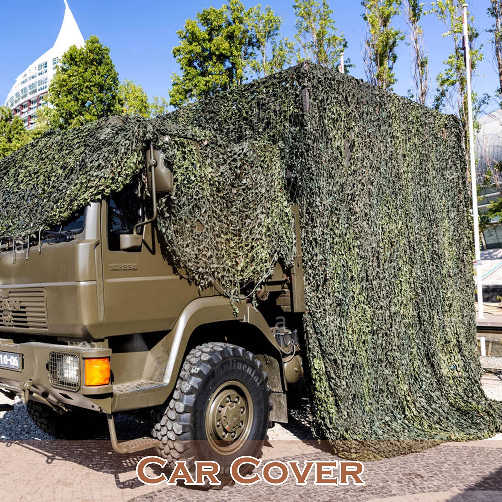 FullLit camo netting suits hunting, gardening, events, and photography.
