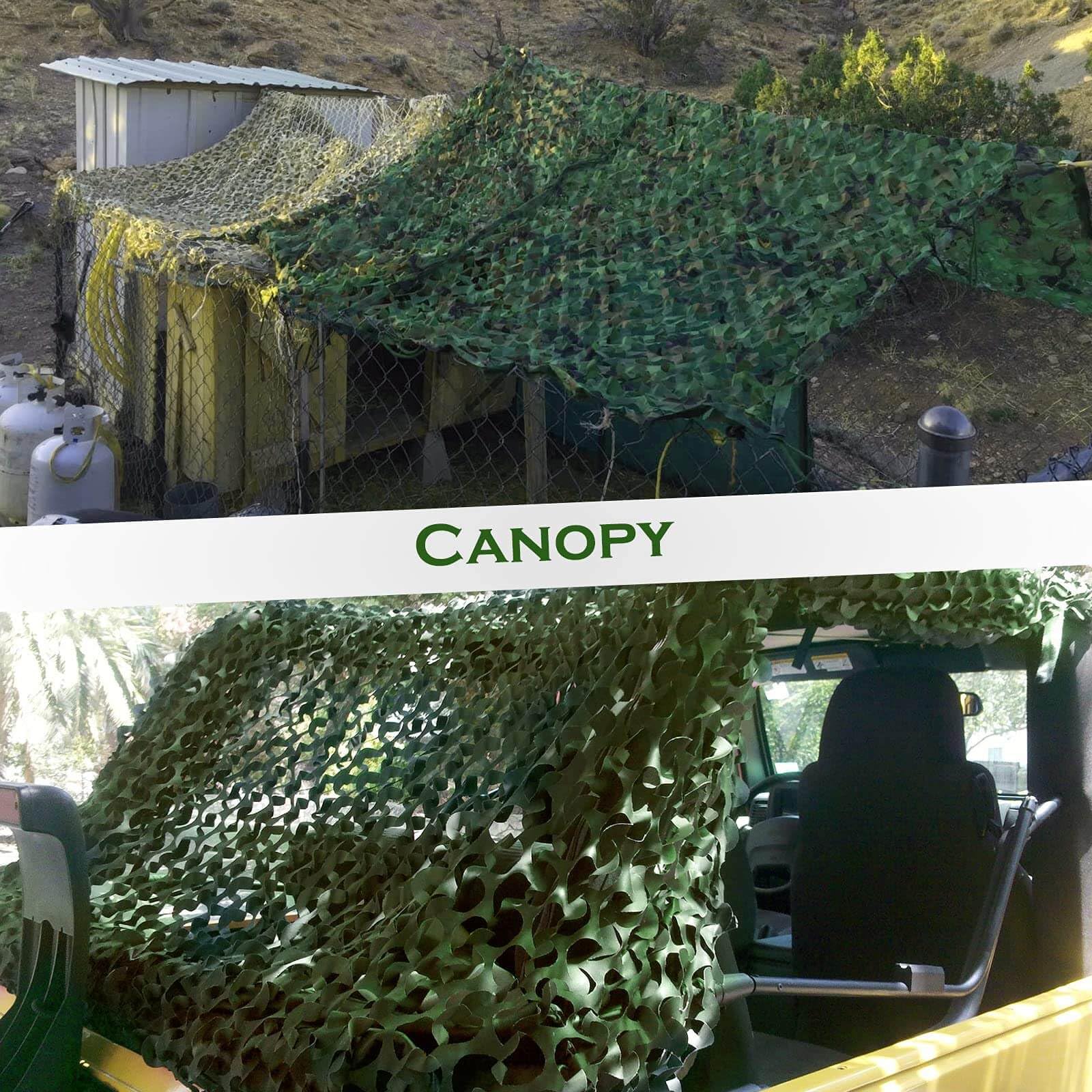 FullLit camo netting oxford fabric delivers durable yet lightweight construction.