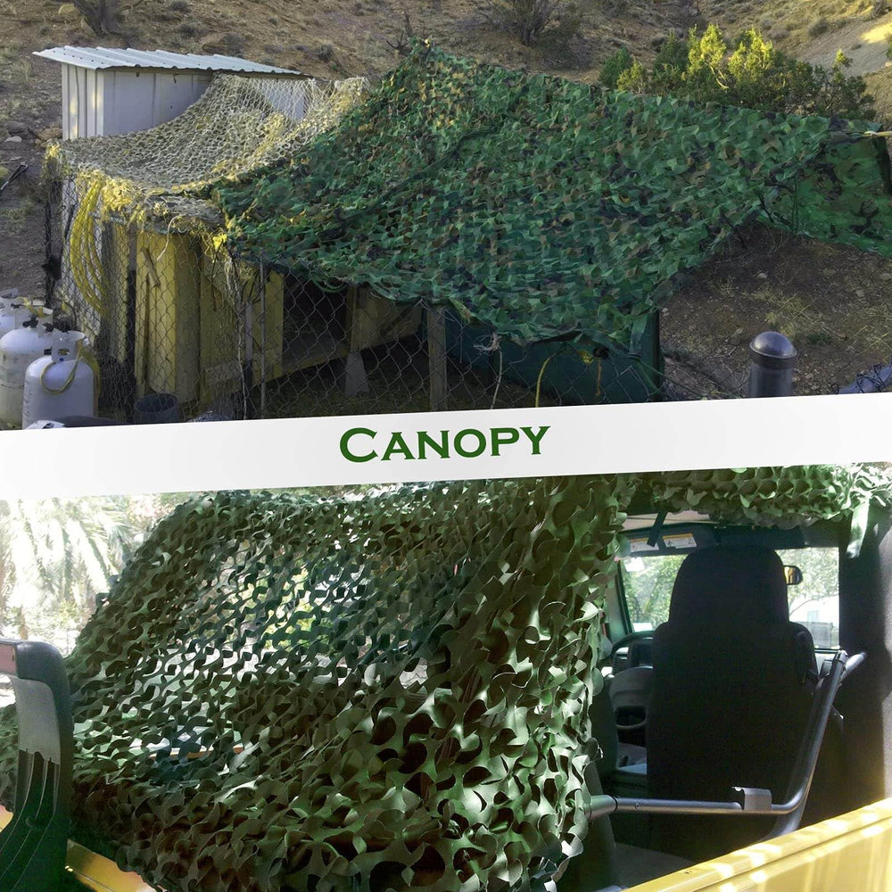 FullLit camo netting oxford fabric delivers durable yet lightweight construction.