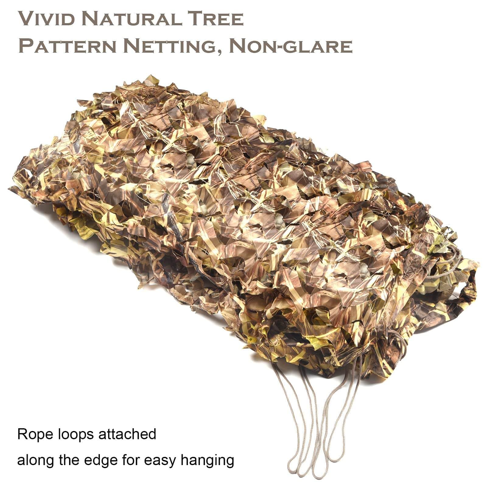 FullLit camo netting available in multiple sizes for flexible setups.