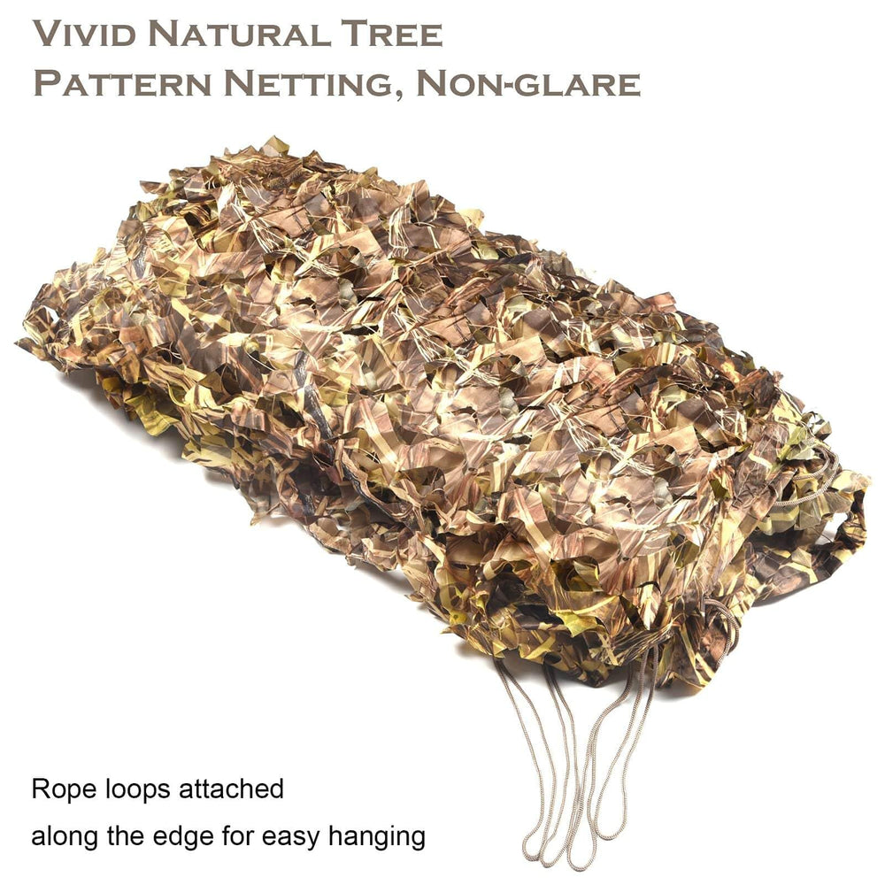 FullLit camo netting available in multiple sizes for flexible setups.