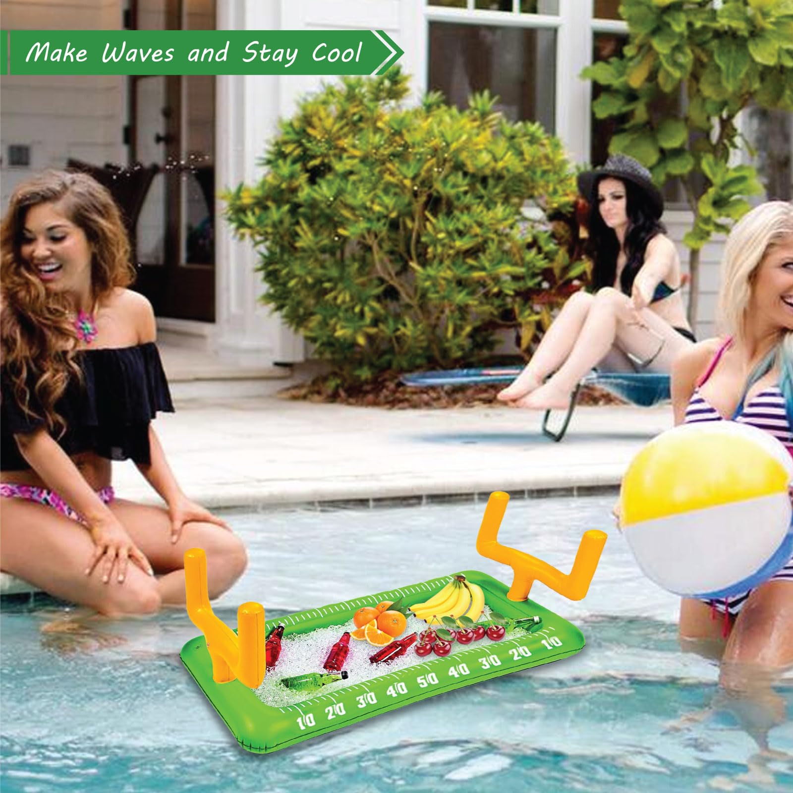 Fun Express inflatable cooler in an outdoor party scene provides quick refills
