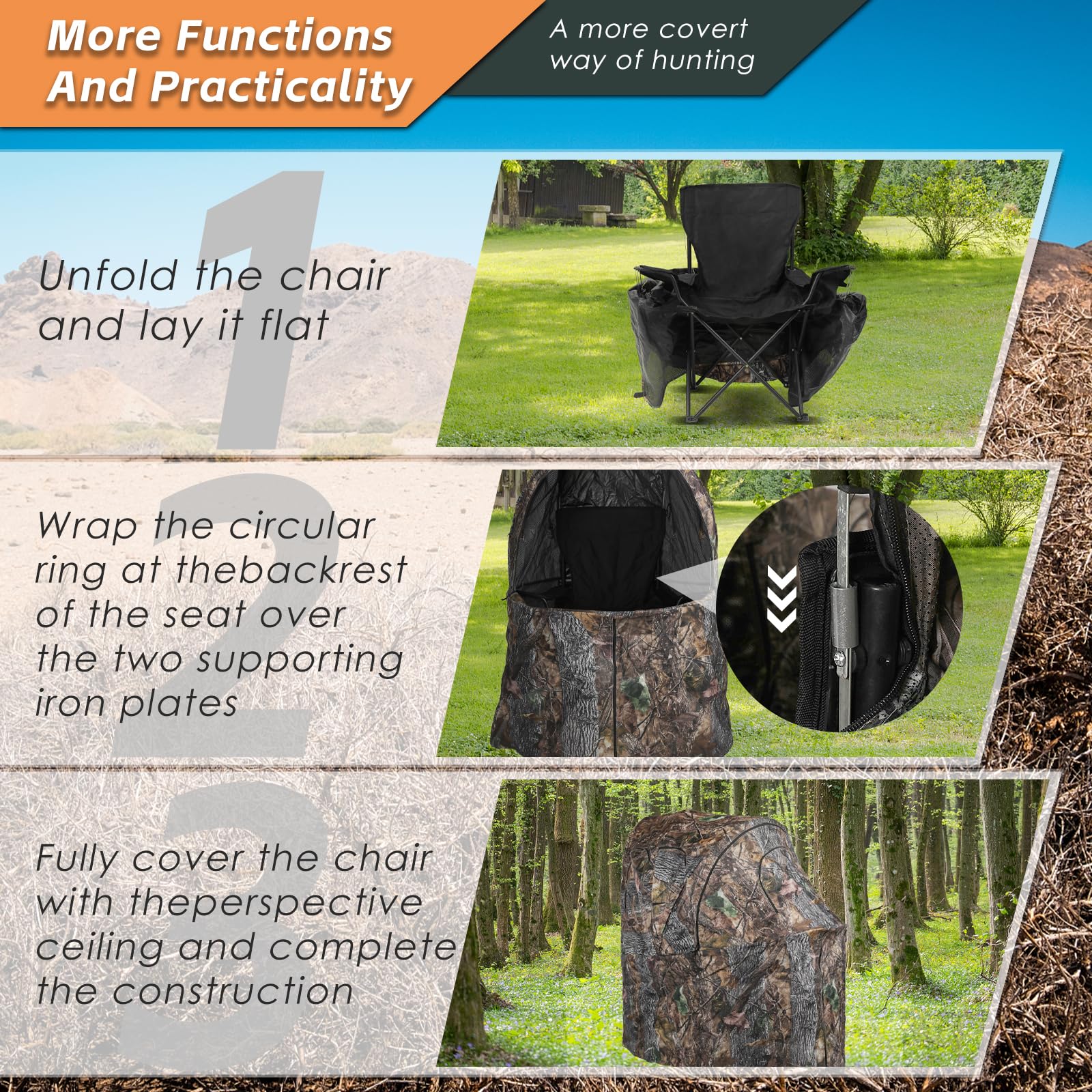 FUNHORUN compact-storage-folded-blind reveals space-saving design for packing