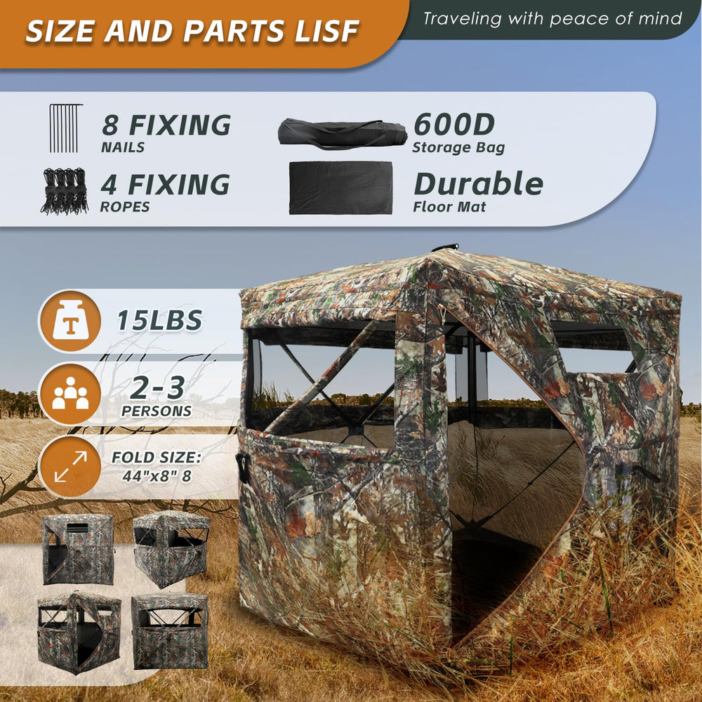 FUNHORUN carry bag keeps the shelter compact and easy to transport.