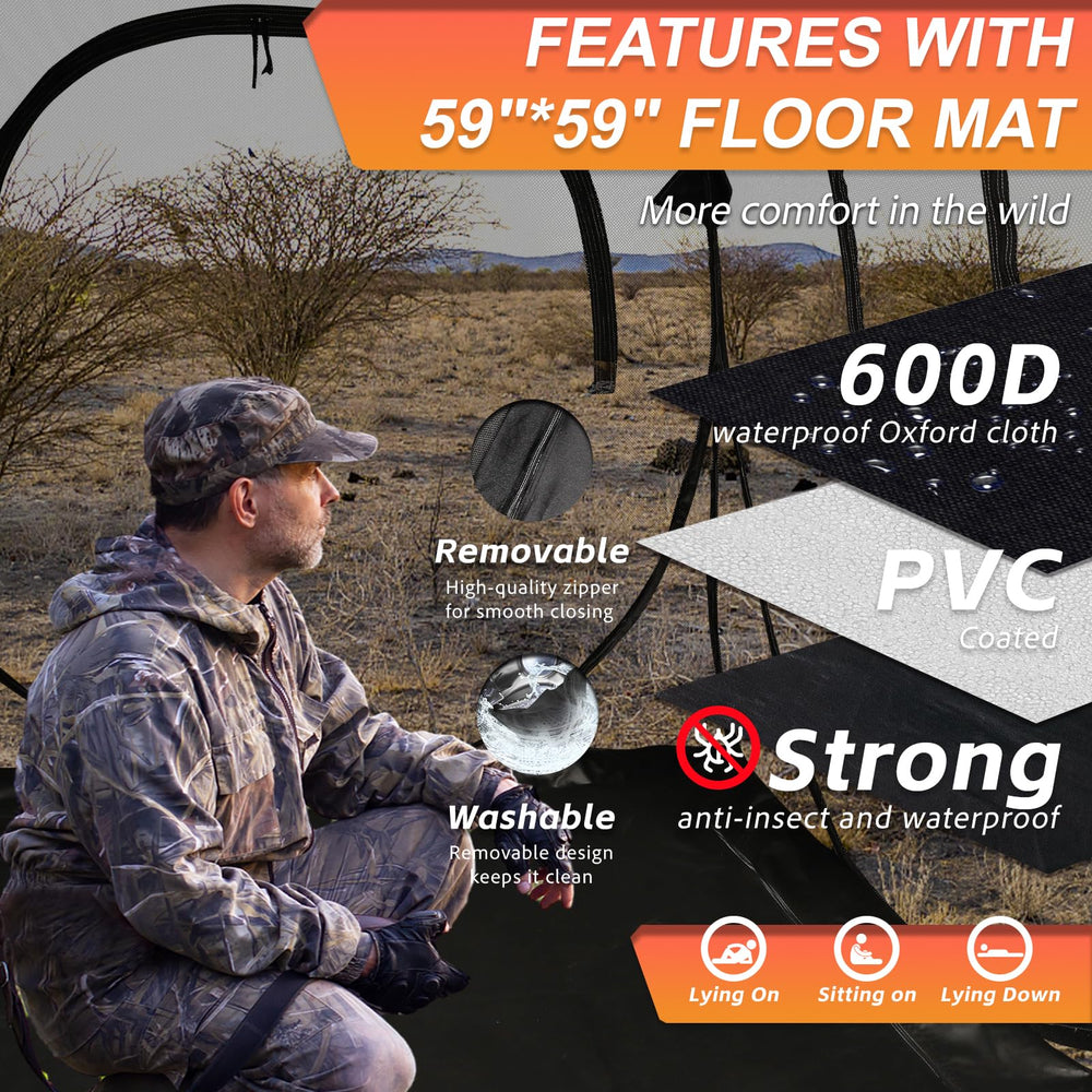 FUNHORUN pop-up design enables quick setup in the field.