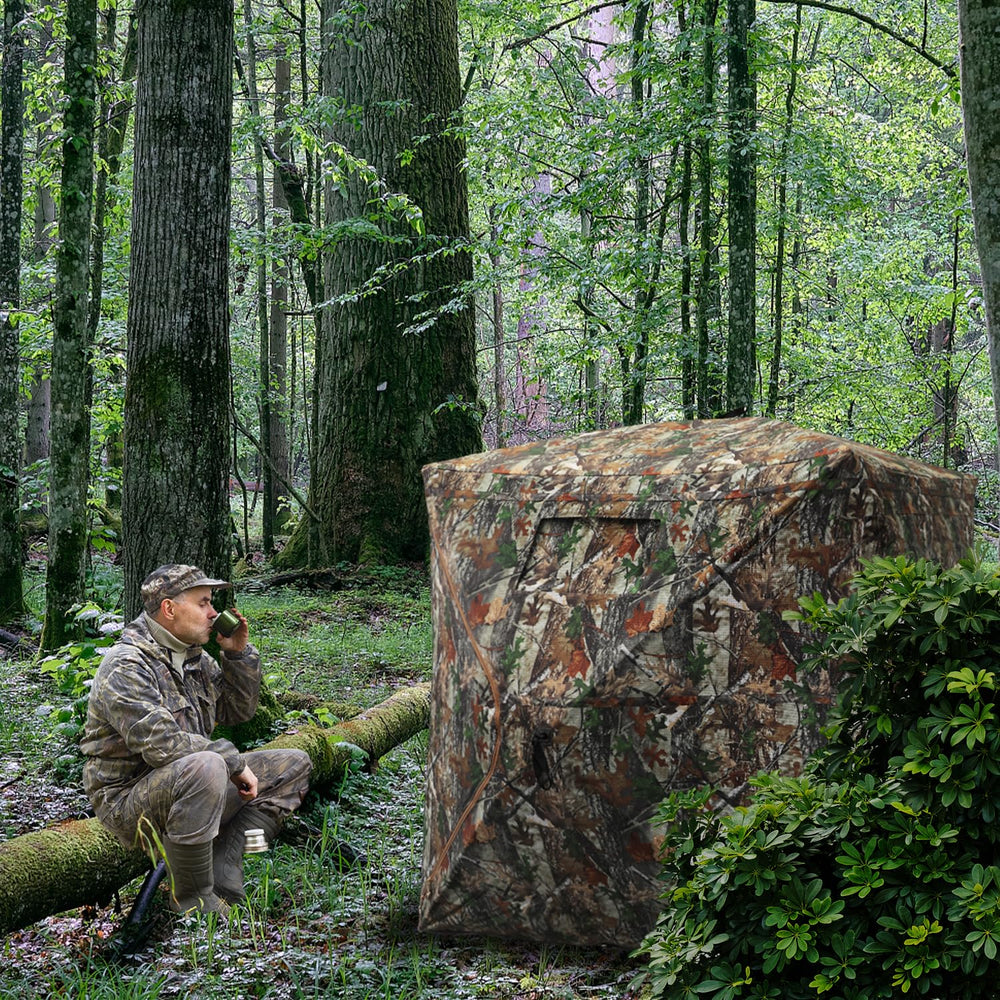 FUNHORUN waterproof floor mat adds comfort on damp terrain.