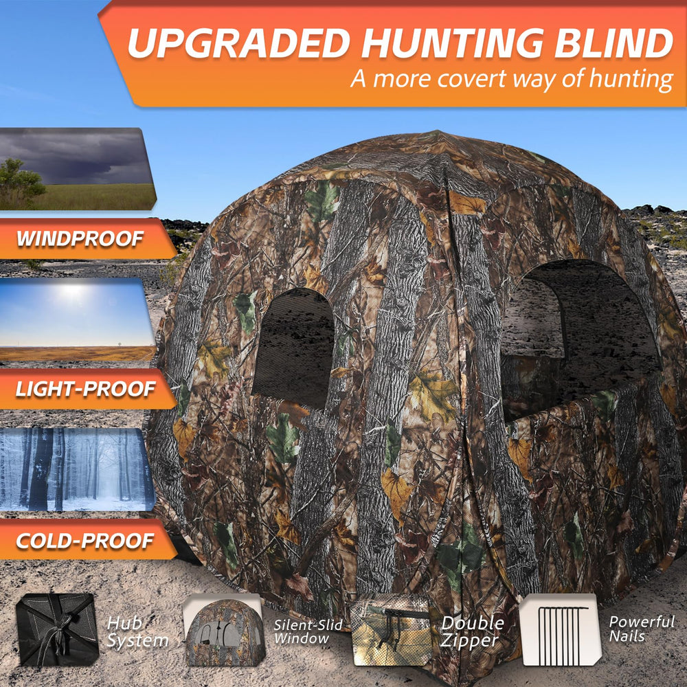 FUNHORUN adjustable windows on three sides for flexible shooting angles.