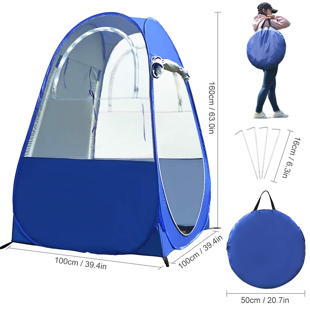 Funien UV-ion tent with double doors enables easy entry from either side.