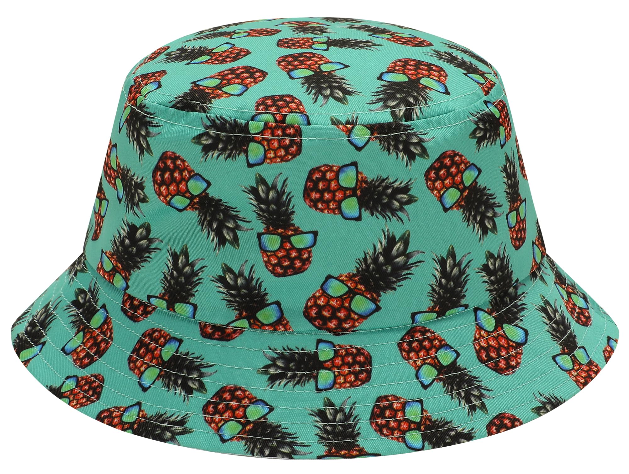 Funny patterned bucket hat for casual outdoor wear