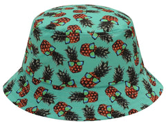 Funny patterned bucket hat for casual outdoor wear