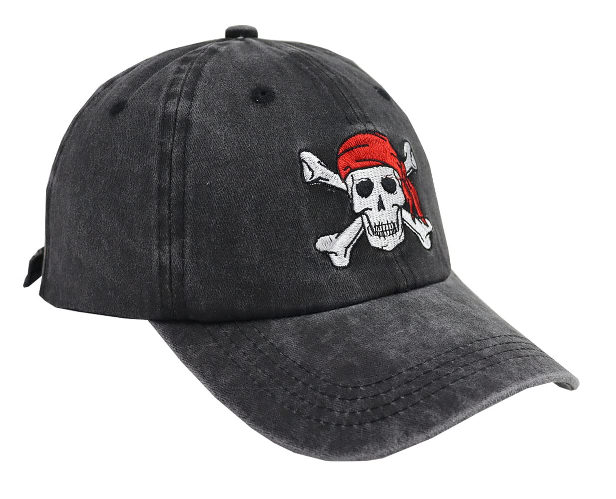 Funny vintage skeleton bone design hat