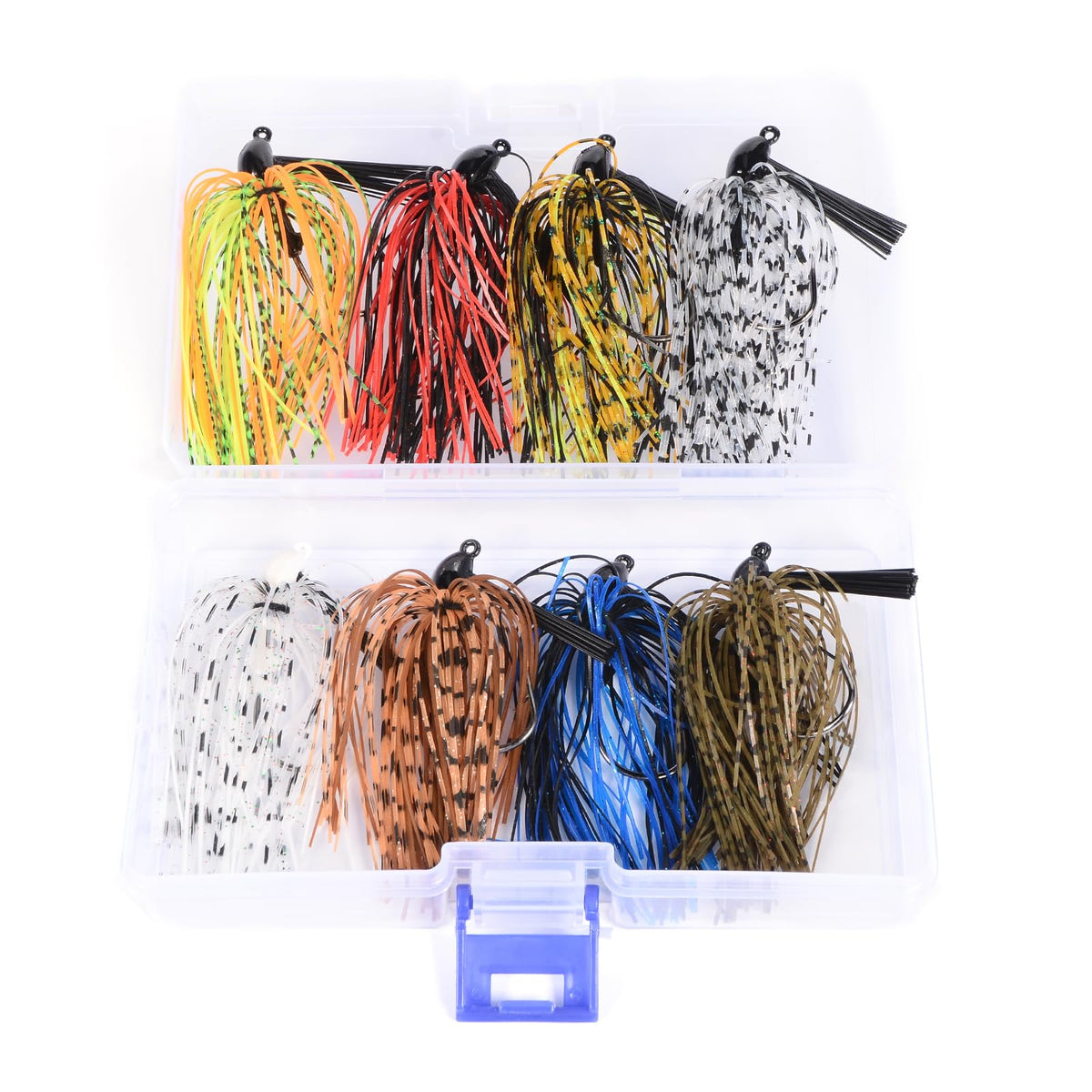 Funnytek bass jig football head delivers stable bottom posture for steady retrieves.