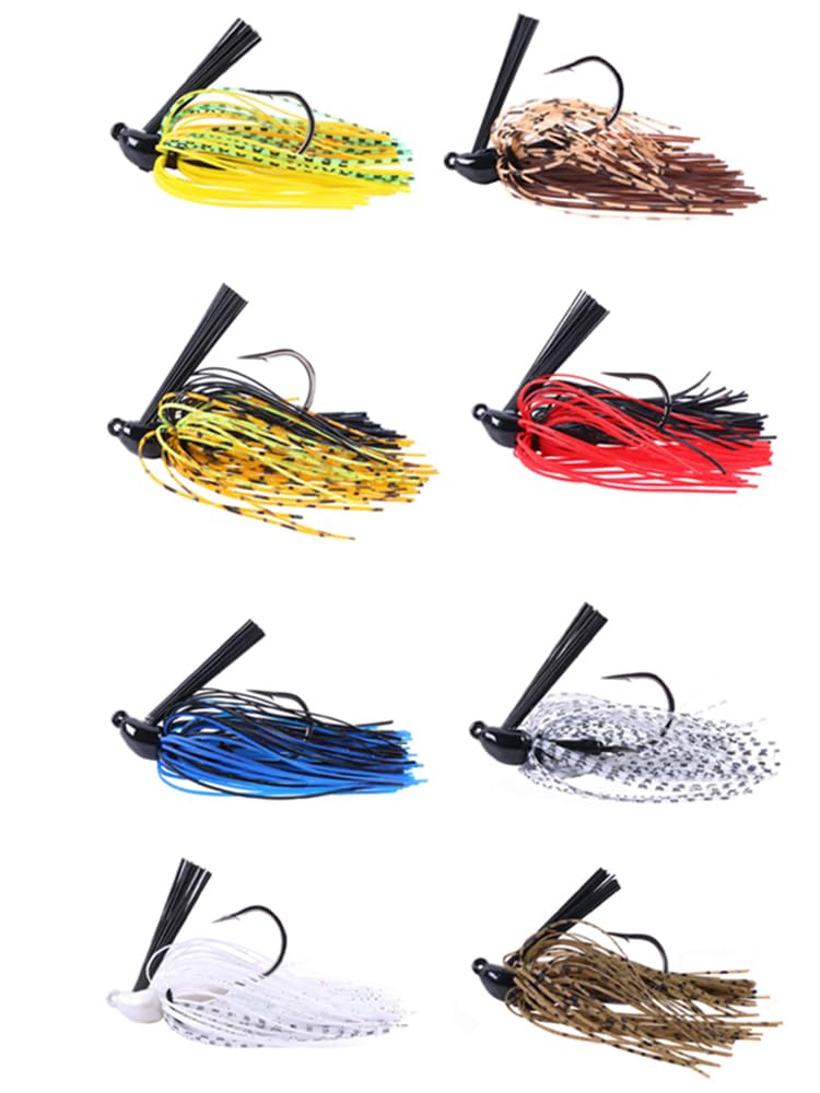 Funnytek storage box keeps jigs organized for on-the-go fishing.