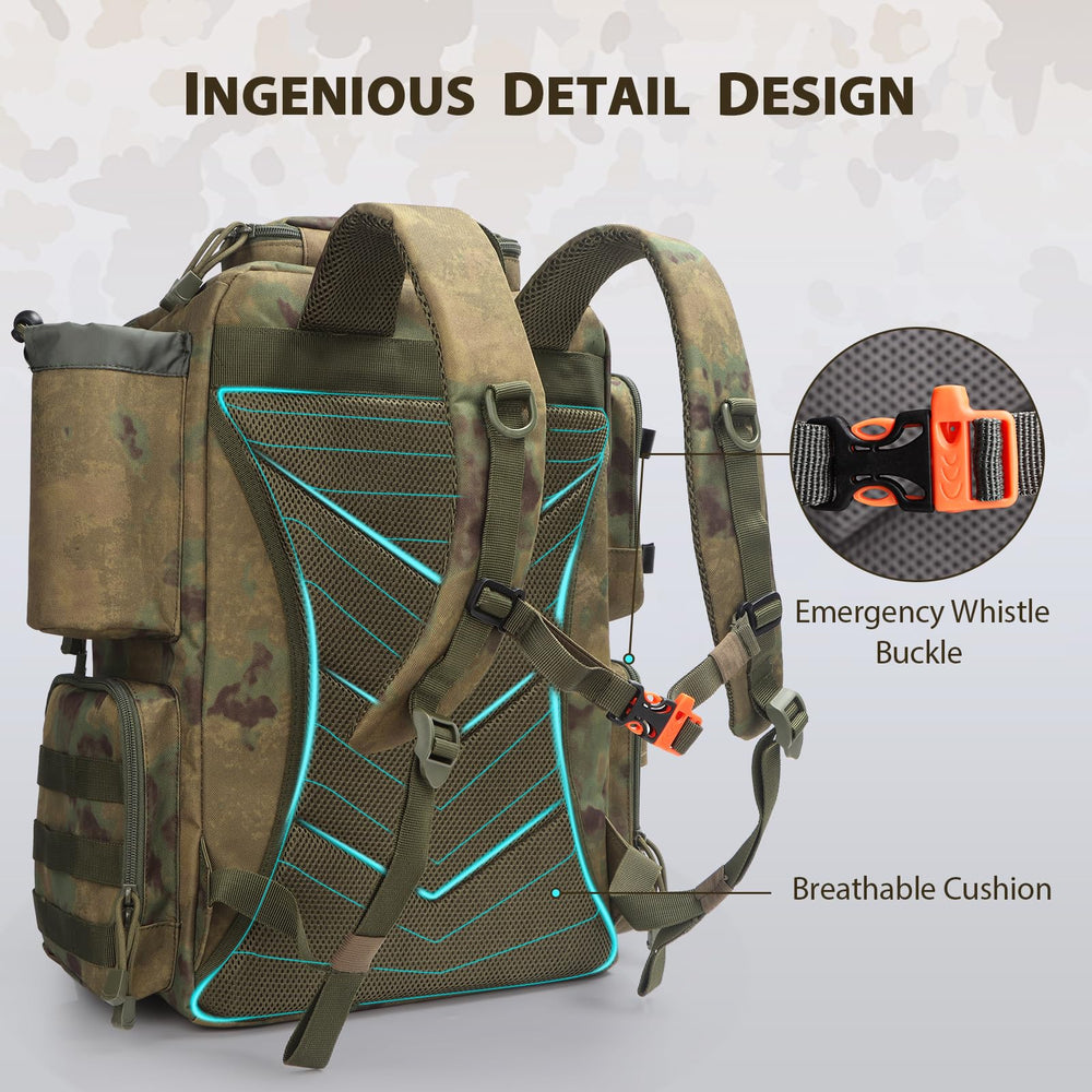 FunVZU interior compartments optimize space for tackle boxes and reels.