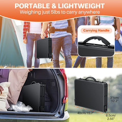 FUNYKICH 2ft folding table 3-heights-adjustable enables flexible setup for seating.