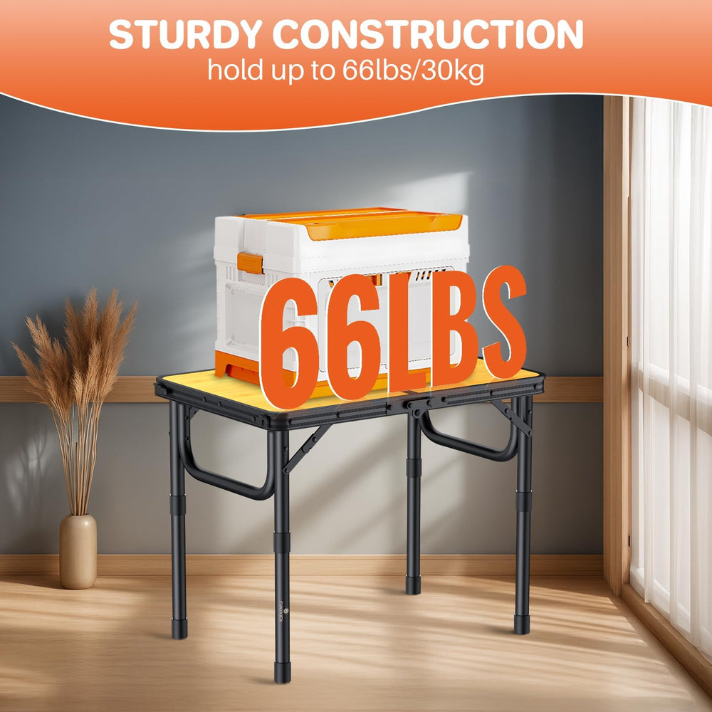 FUNYKICH 48cm height for seated dining and casual work tasks.
