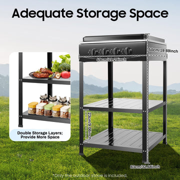 FUODIHEE stainless steel top durability and easy cleaning