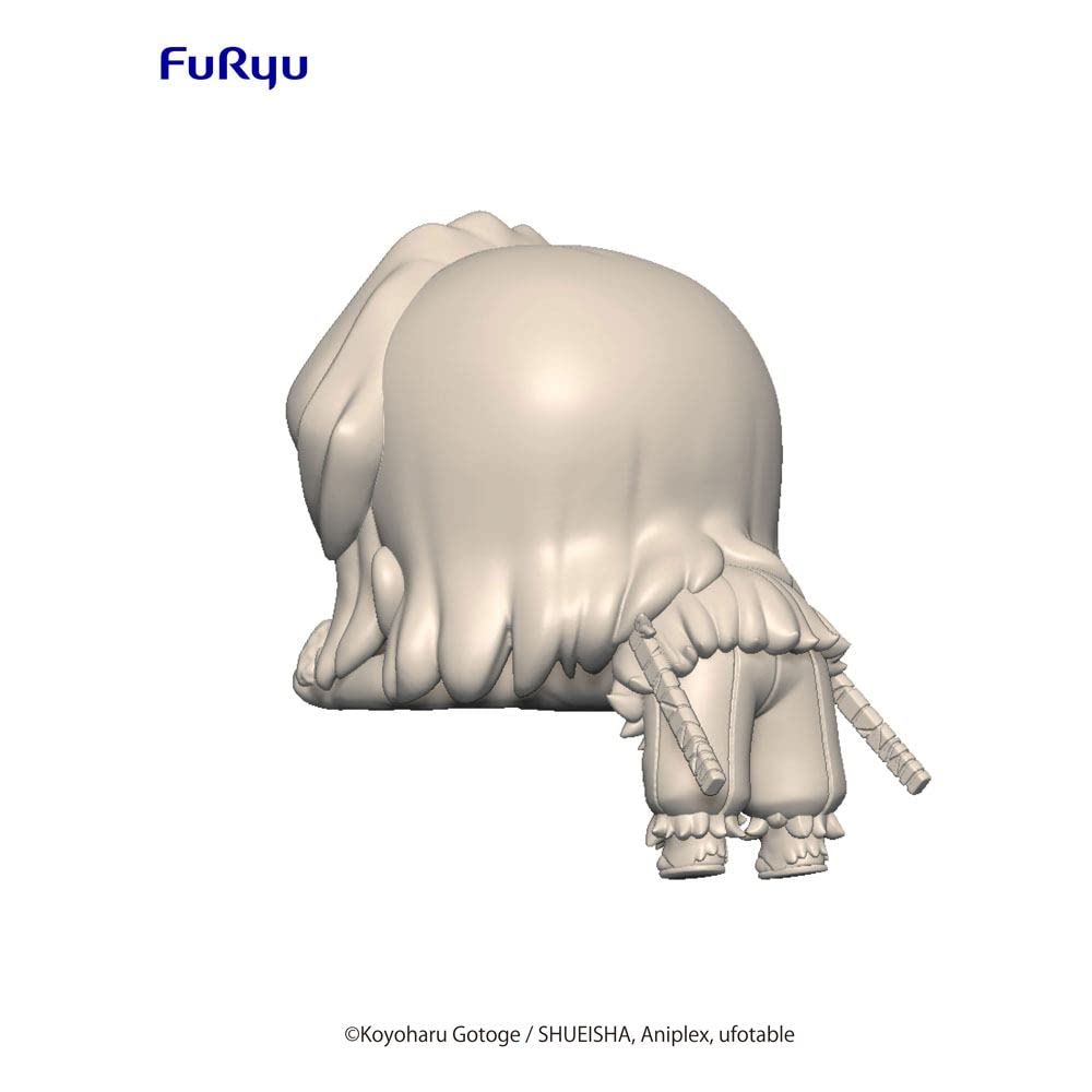 Furyu Hashibira Inosuke 10 cm figure, diorama-ready setup for miniature scenes.
