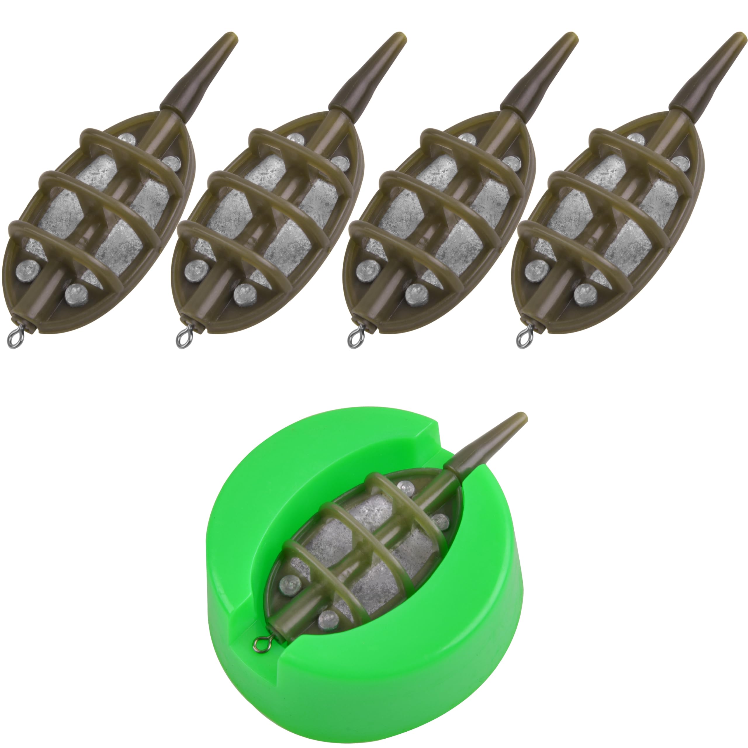 Carp bait carrier and feeding lure illustration