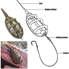 Inline method feeder 40g weight for carp fishing