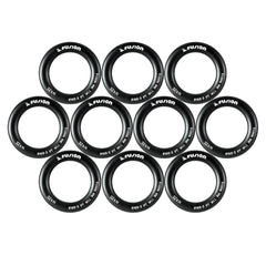 Fusion Climb 2-inch orange-black aluminum O-ring, matte finish, ideal for versatile anchors