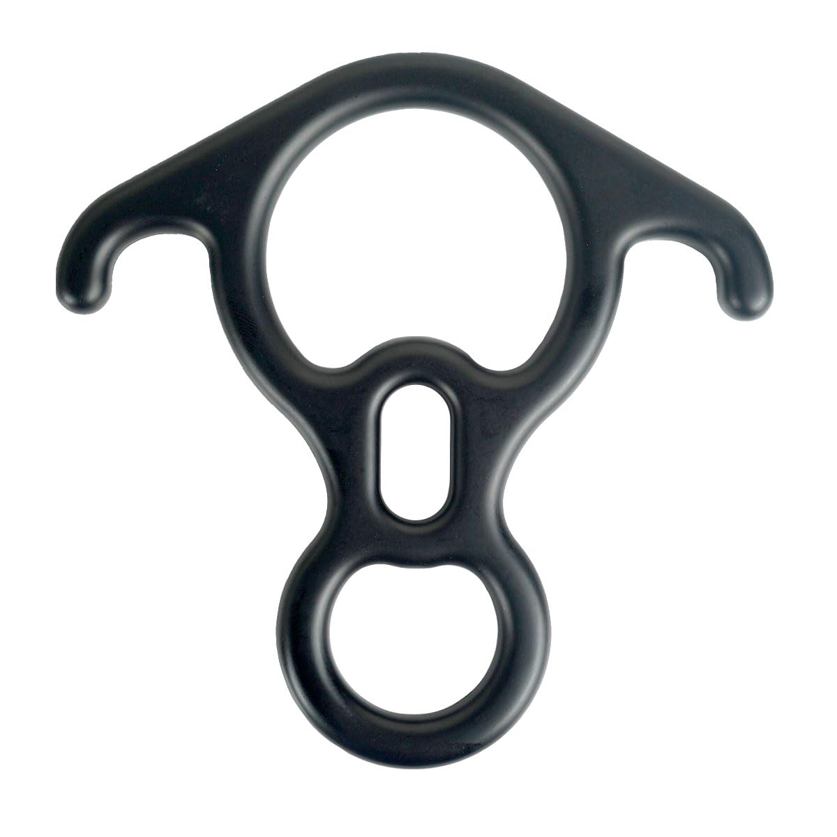Fusion Climb FP-8145-BLK bent ears detail for rope tie-off and two-hand control.