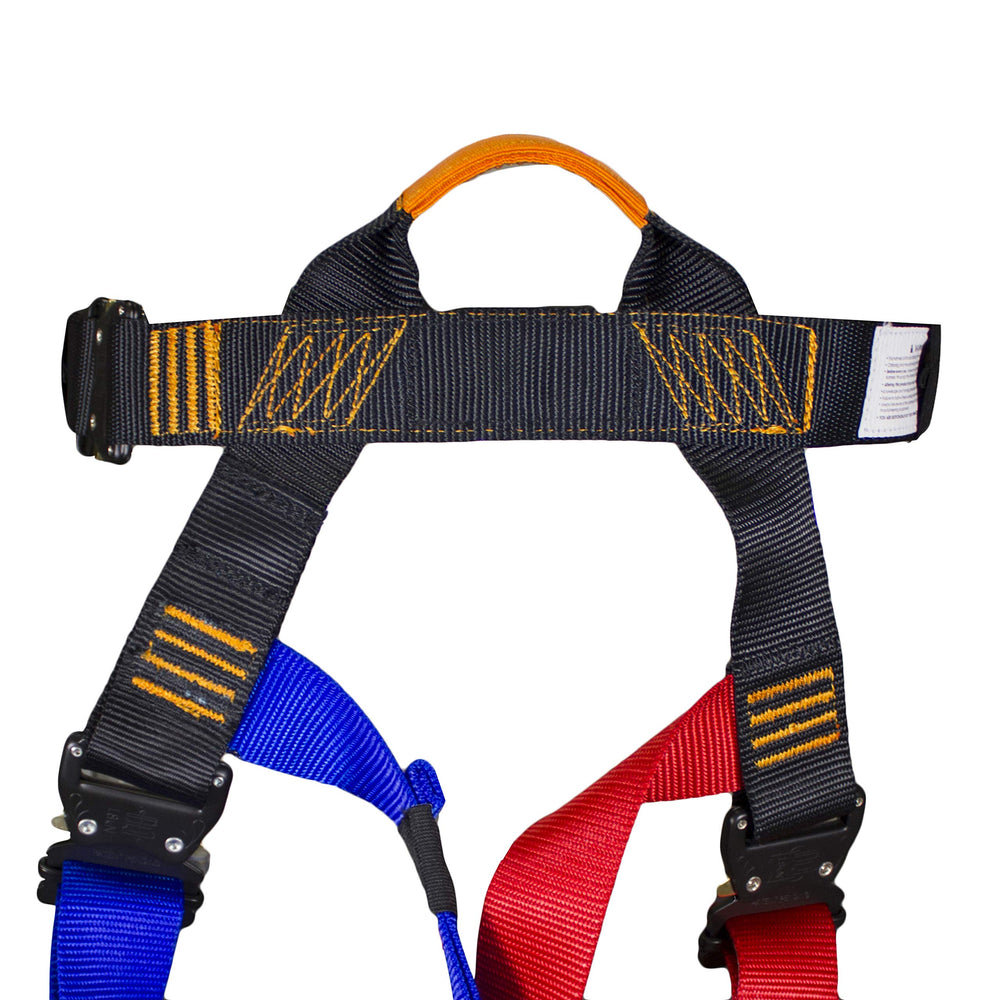 Fusion Concerto buckle closeup highlighting Presto quick-release steel buckles for swift fit.
