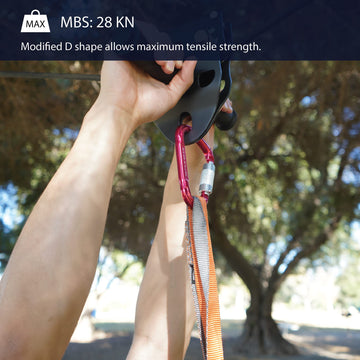 Fusion Climb Eureka ANSI Z359.1 compliant carabiner for reliable safety.