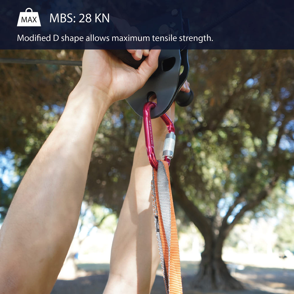 Fusion Climb Eureka ANSI Z359.1 compliant carabiner for reliable safety.