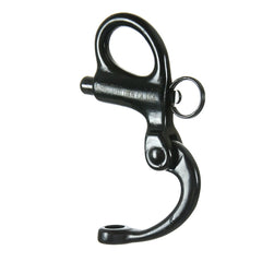 Fusion Climb fixed snap shackle in-use; smooth operation under load for maritime use.