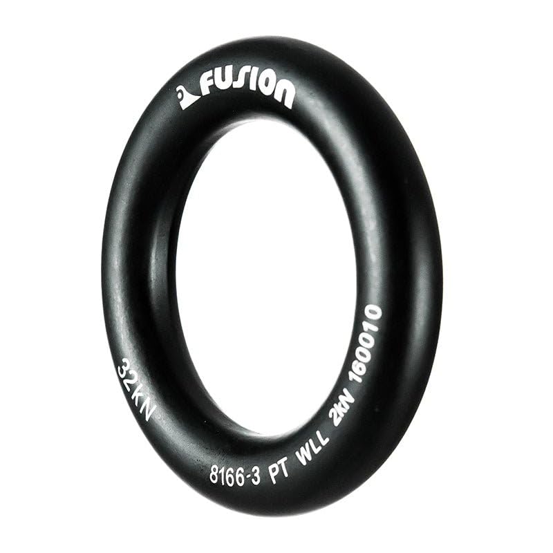 Fusion Climb forged steel ring outer diameter 2.6in for sturdy rigging setups.