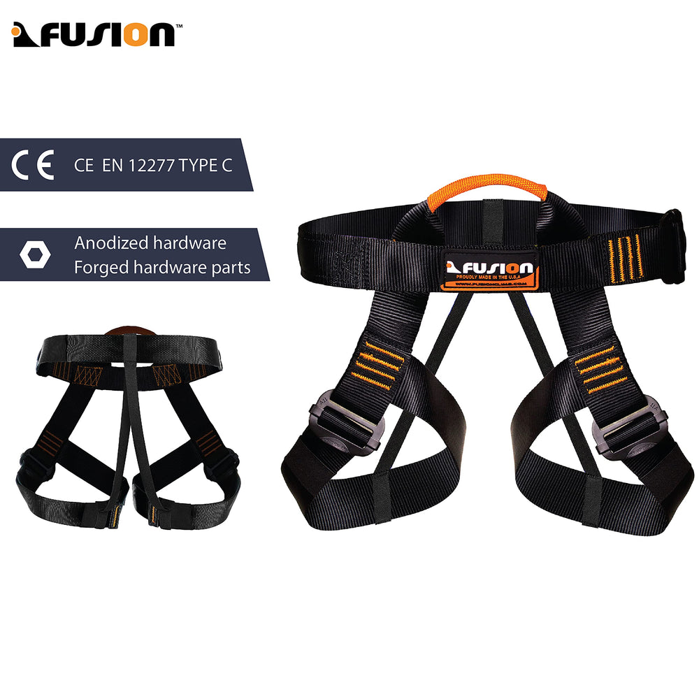 Fusion Climb 5,000 lb rated webbing for heavy-duty safety