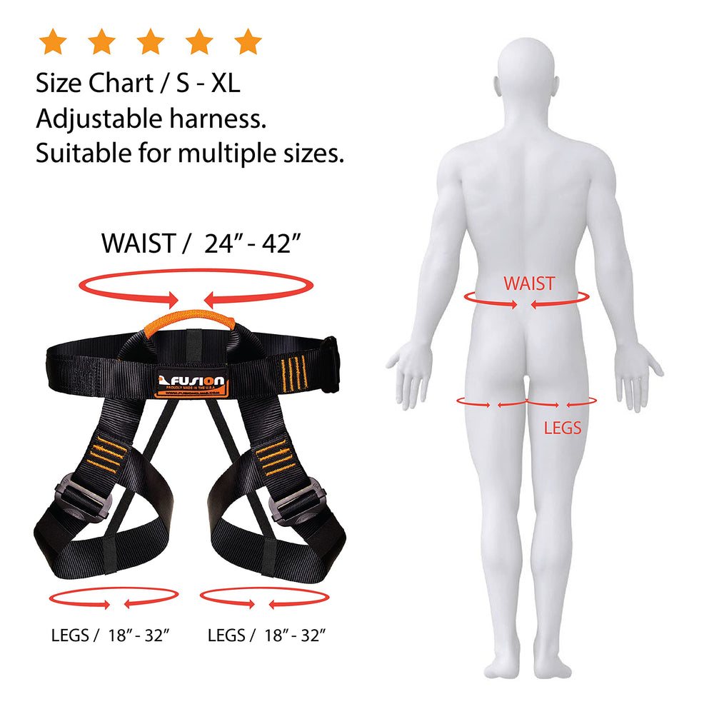 Fusion Climb front belay point for safe anchor setup