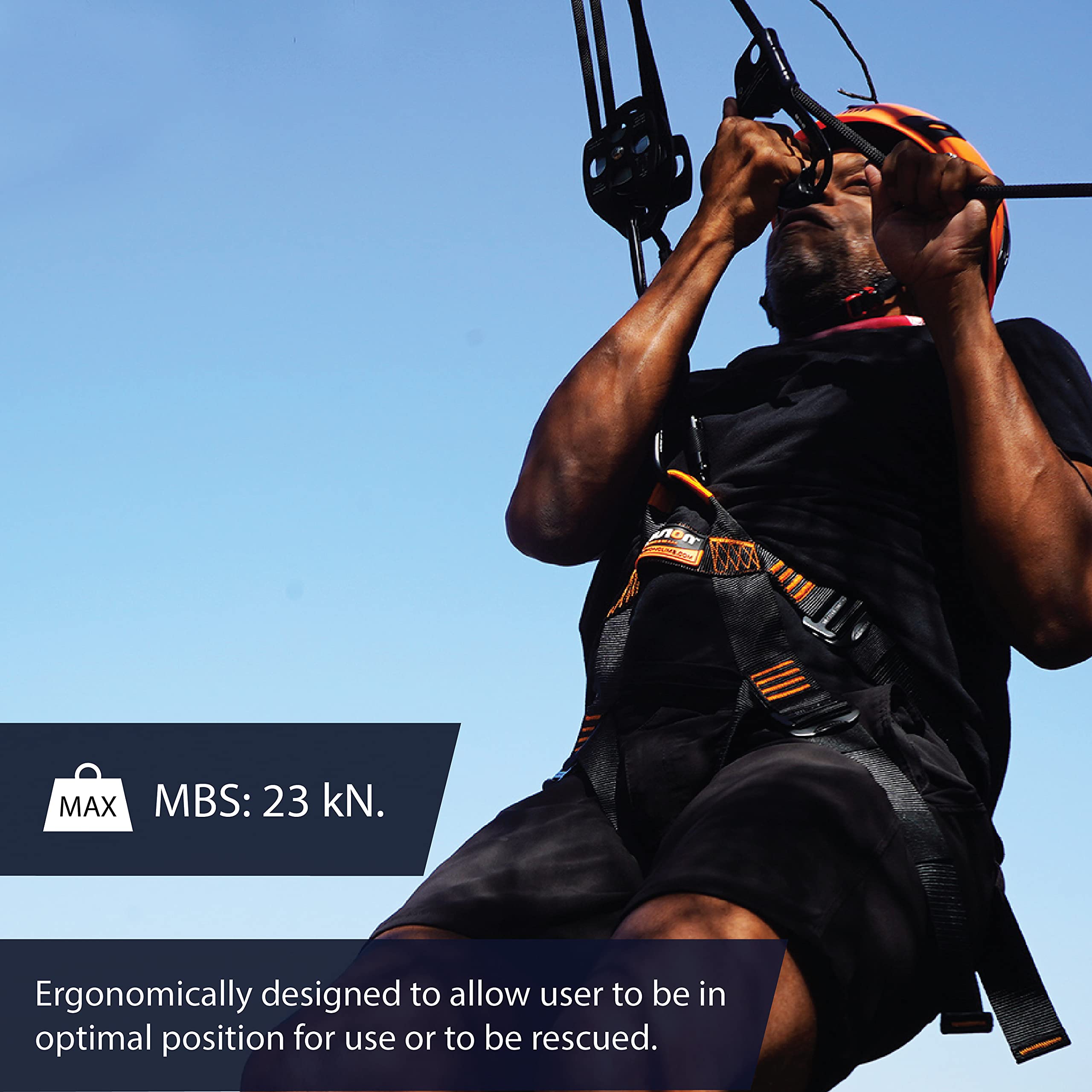 Fusion Climb harness proudly made in the USA