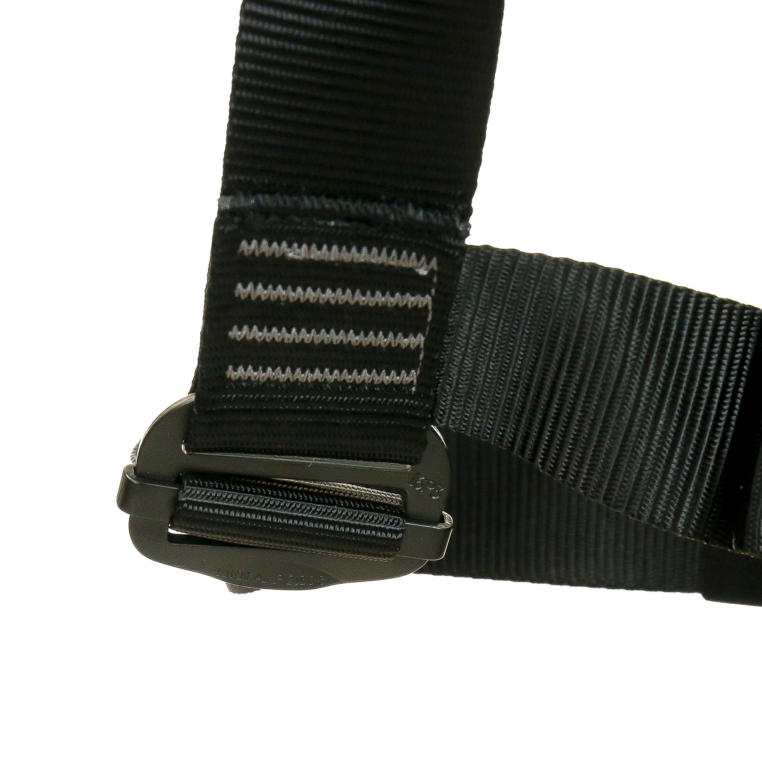 Fusion Climb pass-through buckles for secure setup and easy removal