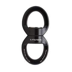 Fusion Climb oval swivel with 360-degree rotation for smoother swings and reduced rope twist.