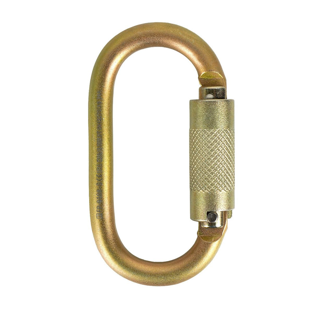 Close-up of the OVATTI locking gate showing secure mechanism for safe operation.