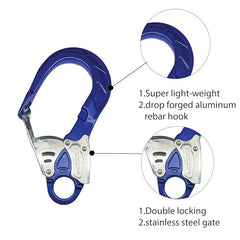 Fusion Poseidon II hook dimensions shown for compatibility and reach.