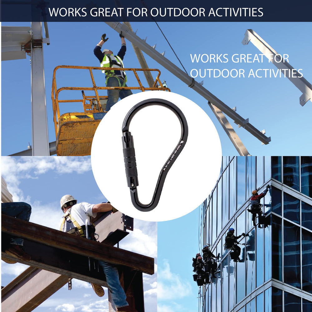 Fusion Climb Prima Alumn auto-lock ladder hook dimensions 5.09 x 9.00 inches.