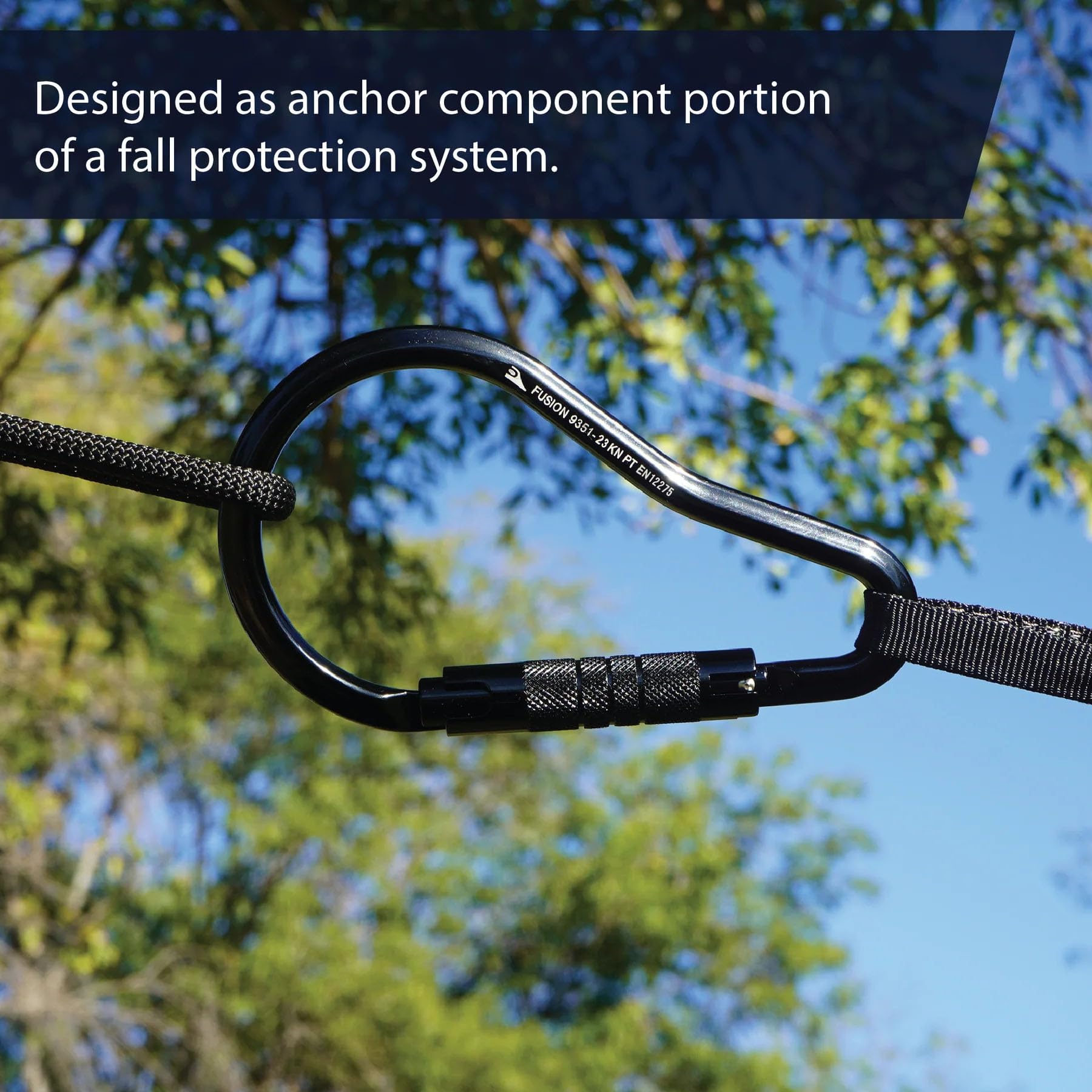 Fusion Climb Prima Alumn auto-lock ladder hook crafted from lightweight aerospace aluminum.