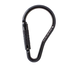 Fusion Climb Prima Alumn auto-lock ladder hook with pear shape for high-capacity connections.