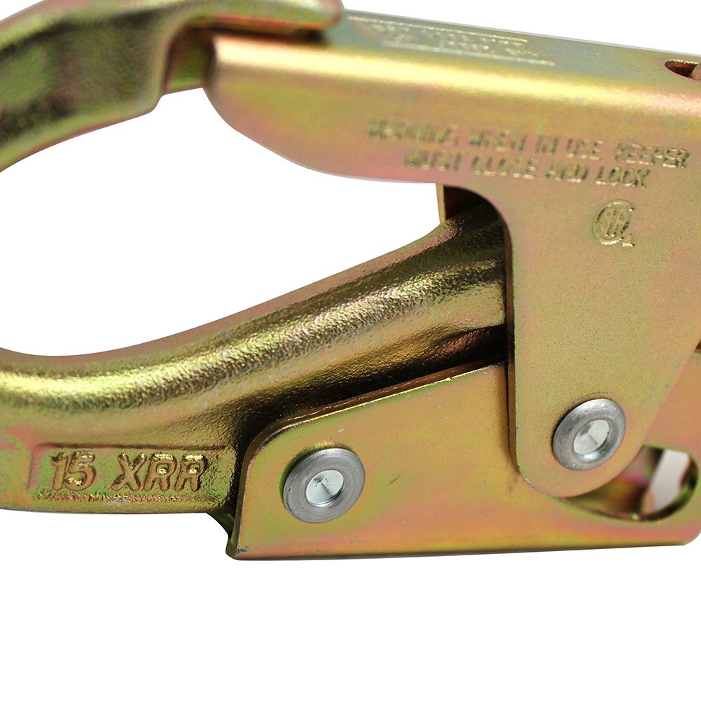 Fusion Climb internal-bungee design minimizes extended length for flexible positioning