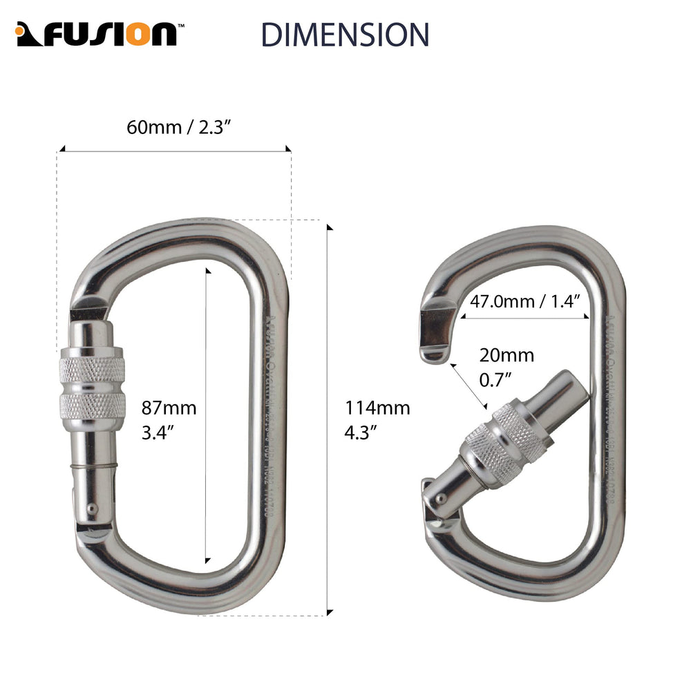 Screw-lock mechanism provides quick, reliable locking during climbs.