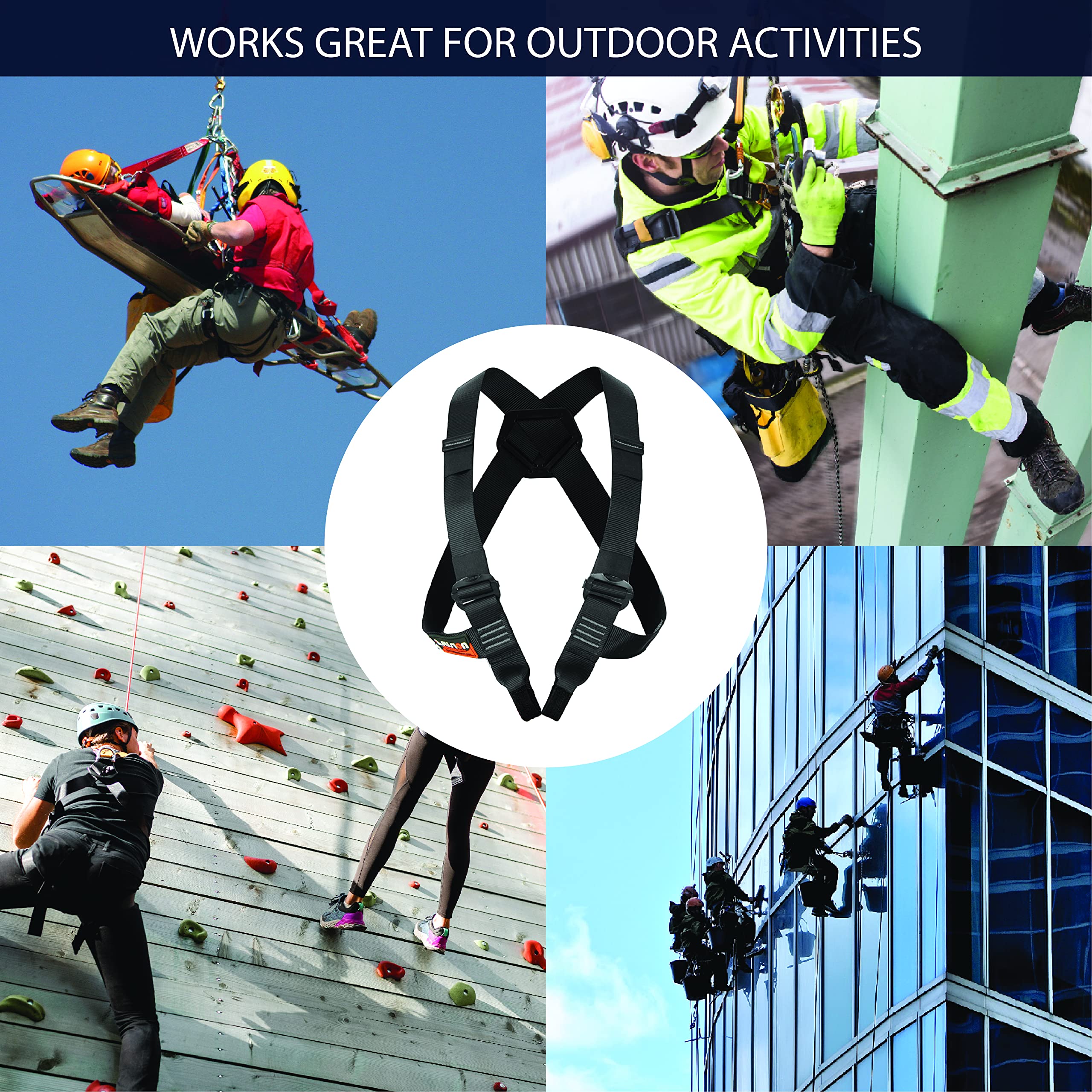 Fusion Climb Stika chest harness USA-made craftsmanship and durability