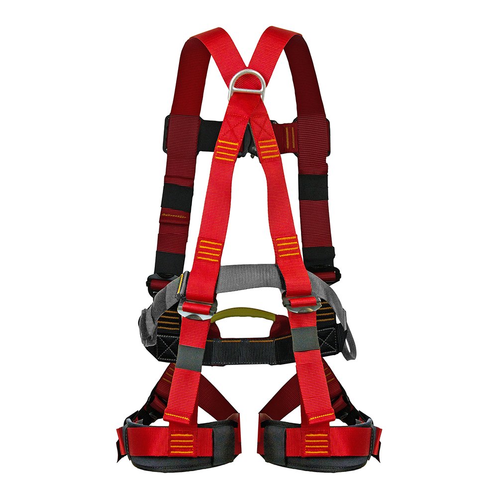 Fusion Climb Streak Racer chest buckle front view enables fast on/off.