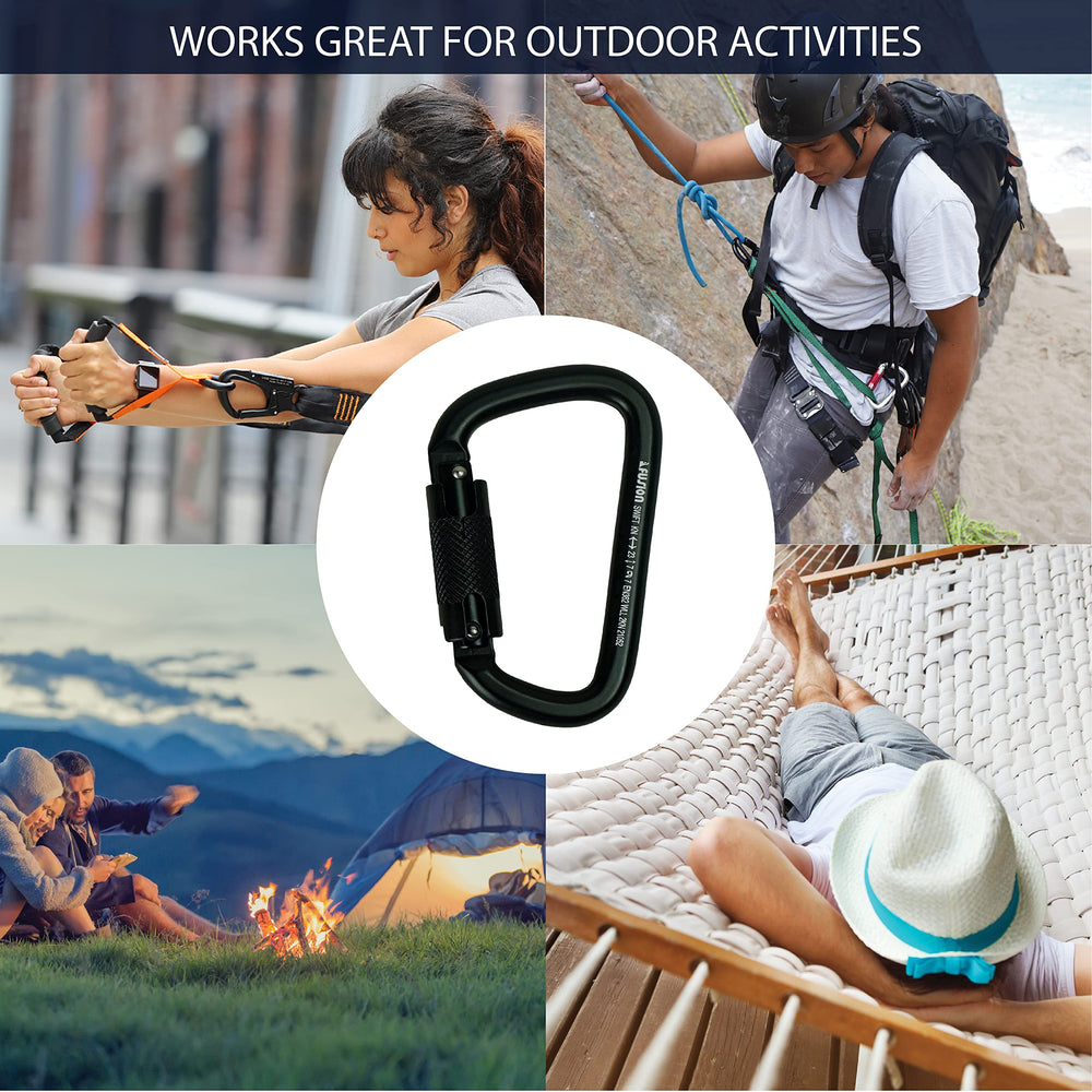 Fusion Climb Swift Lock carabiner ready for outdoor and gym applications with reliable performance.
